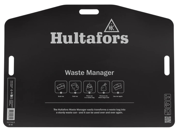 Hultafors Waste manager - Til standardaffaldssække fra 65 til 240 liter. 108X78X1,5 cm