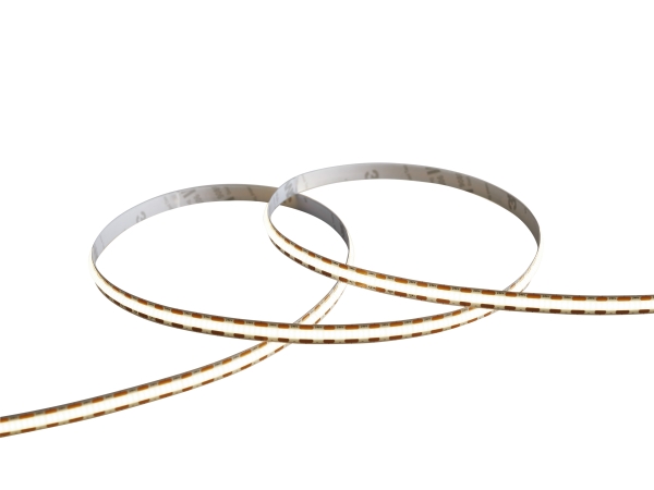 LEDstrip 24V Line IP20 Lowlum 2700K 5m, 5,3W/m, 500lm/m, 120° spredning, Ra>90. Line = Ingen synlige dioder. Leveres i 5m