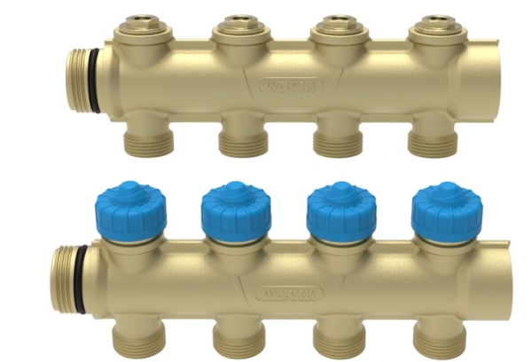 Wavin Comfia , 4 kr. 20x2mm - Comfia MS. GV.Manifold sæt, 4 kr. 20x2mm