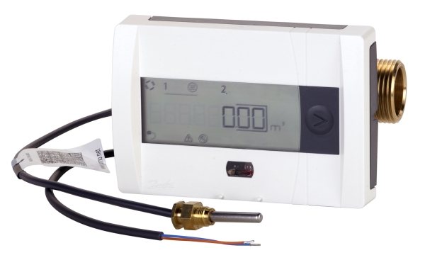 Danfoss energimåler SonoSelect 10 qp 6.0 DN25R, qp6.0, 260, MBus, H, 130C, EU, kWh