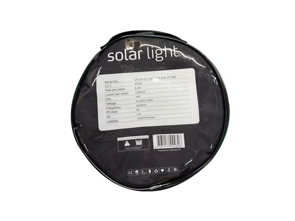 LIT230 G2 LYSSLANGE 10M. 1200LM/M. 4000K IP67 8.5W/M. og med 1,5m. tilslutningskabel