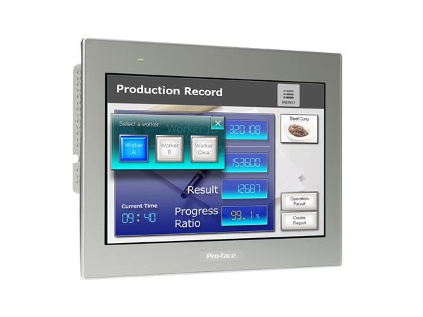 SCHNEIDER ELECTRIC 12W touchscreen display, 2COM, 2Ethernet, USB host&apparaat, 24VDC, G