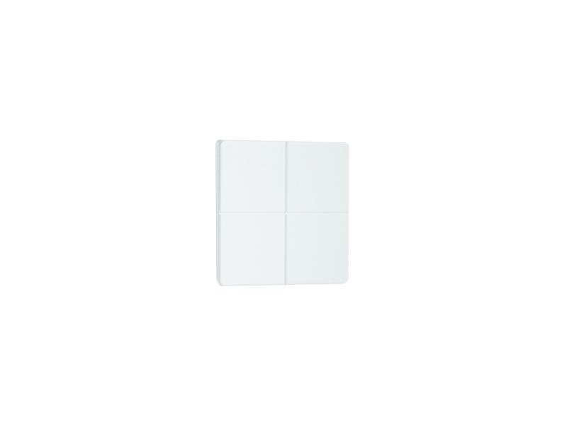 Yokis Trådløs batteritryk med - 4 Tryk (DK model) ZLL/109, til ZigBee, Bluetooth, Hvid
