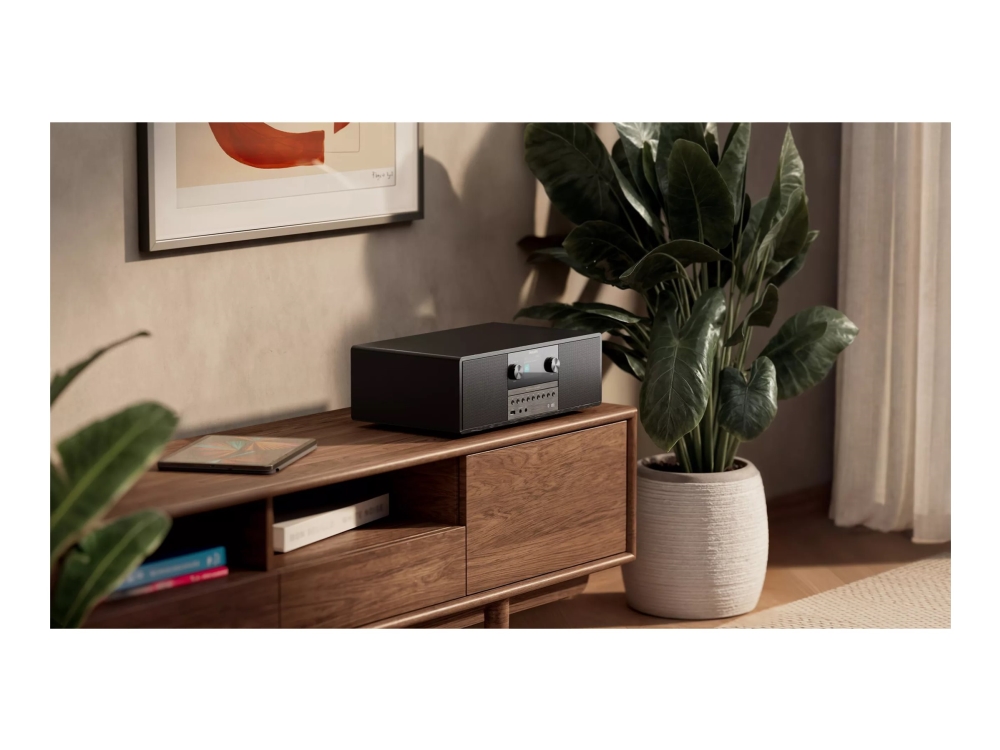Philips-Tam6500 - Mikrosystem - 2 X 25 Watt - Sort