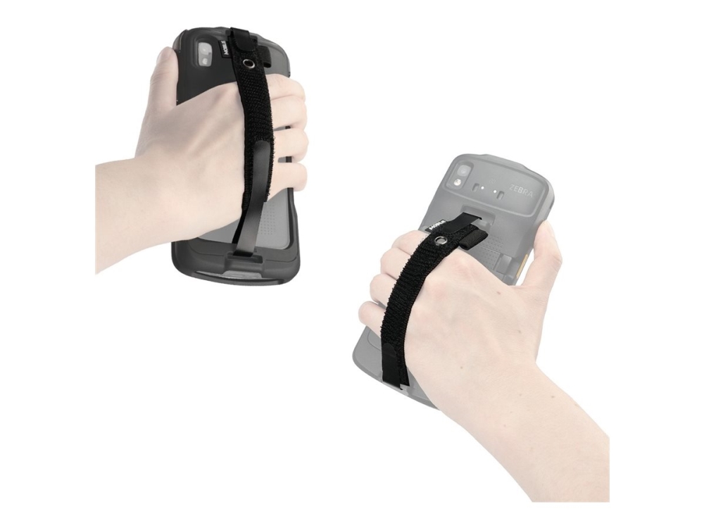 Mobilis - Håndrem for bæreetui, håndholdt - universel, med stylus holder - sort