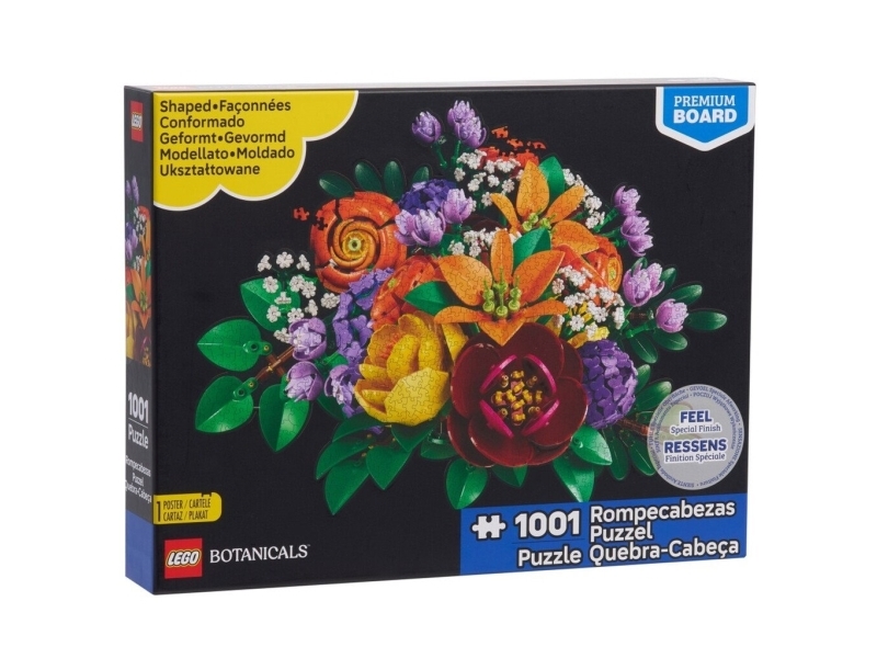 Lego Purple Floral Puzzle, 1,001 Pcs