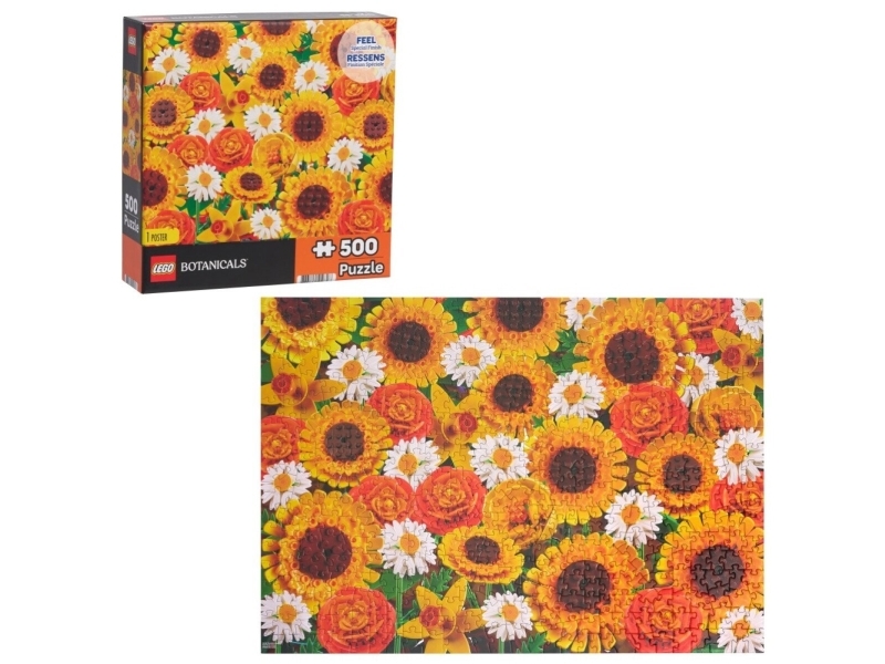 LEGO Sunflower Collage puslespill, 500 stk.