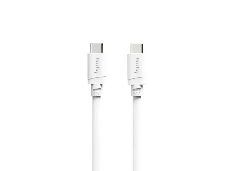 Hama Usb-C - Usb-C, 2M, 60W Bialy