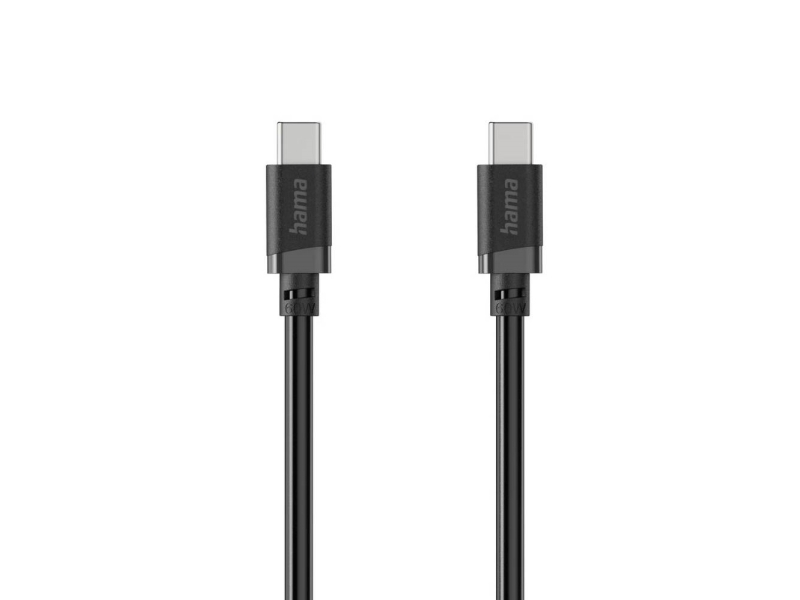 Hama Usb-C - Usb-C, 2M, 60W Czarny