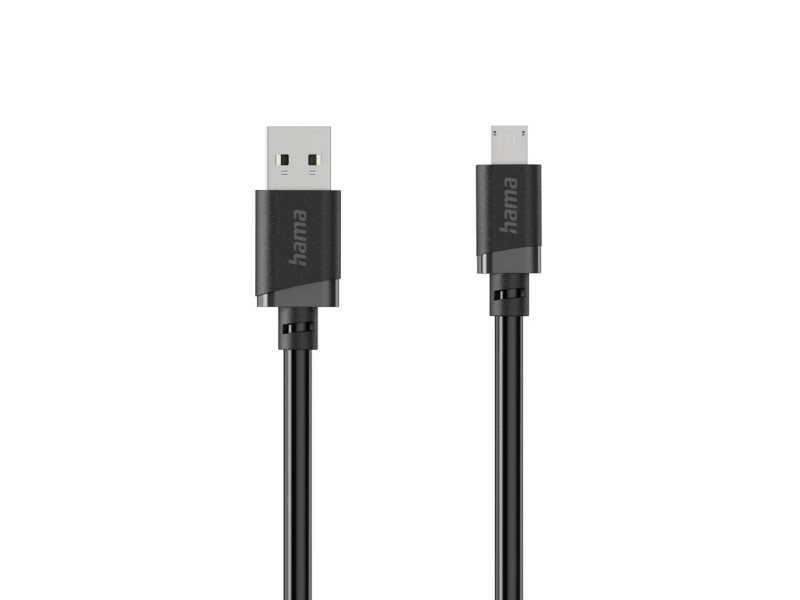 Hama Usb-A - Micro Usb, 2M, Czarny