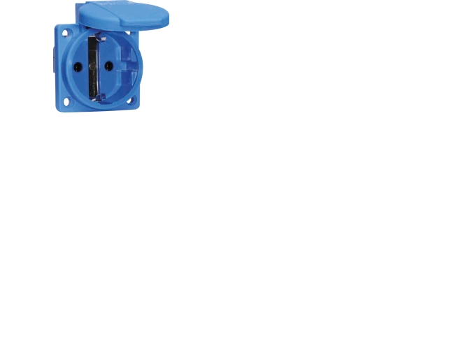 Bals 71099 Stikdåse Med Jordforbindelse Til Montering Quick-Connect 16 A, 3-Polet, 250 V, Ip44