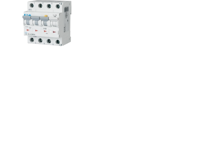 EATON Kombiafbryder - RCBO 16A Udløserstrøm 300mA, C karakteristik, type A, 3 polet + nul, bredde 72 mm