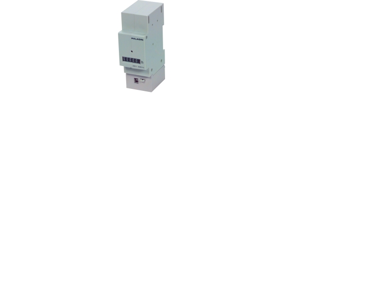 PALADIN Timetæller for dinskinne 35mm bred 230V AC/50Hz