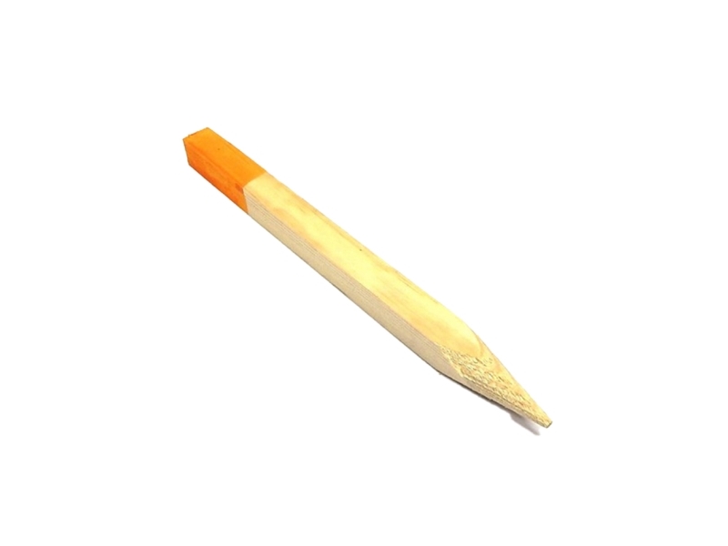 SYDVESTA AFSÆTNINGSPÆL 23X23X600 MM - ORANGE TOP - 25 STK I ET BUNDT - (25 stk.)