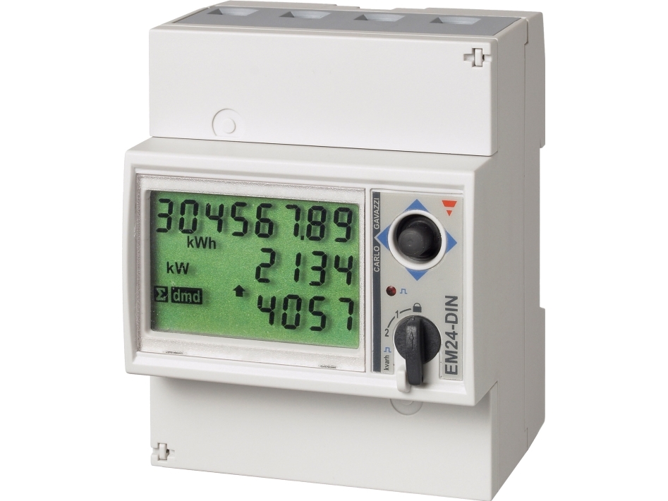 CARLO GAVAZZI Energimåler EM24DINAV23XW1IPFA MID-godkendt