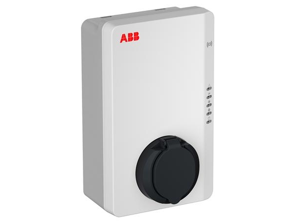 ABB Terra ladestander Type 2 udtag med pillesikring 22kW, 32A/380-415VAC, IP54