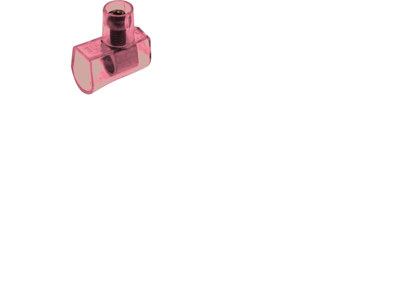 Samlemuffe 2,5/4mm² med krydskærv Polyamid, rød halogenfri - (100 stk.)