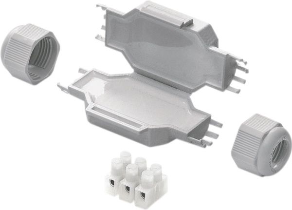 Raytech Samledåse Med Gel 80X36x23 Mm, Med Klemme 3X2,5 Mm²