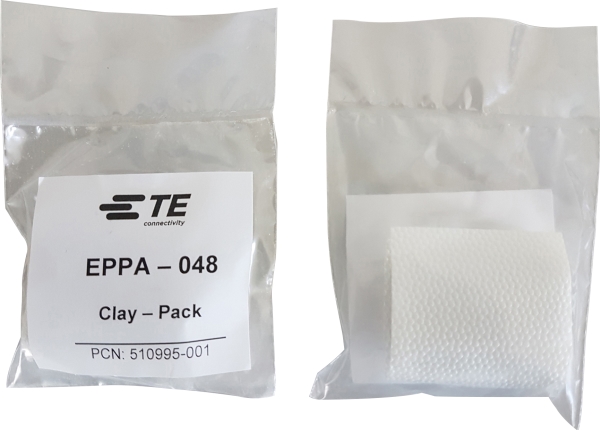 TE CONNECTIVITY Clay pack, Kit til fyldning bolt hul, tidl. JOR-60402, Leveres i en pakke med 3 stk.