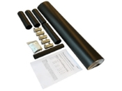 MELBYE MPST 45 Krympemuffesæt med skruemuffe 1 kV 95-240 mm² for overgang 4-leder til 4x1-leder, AL/CU