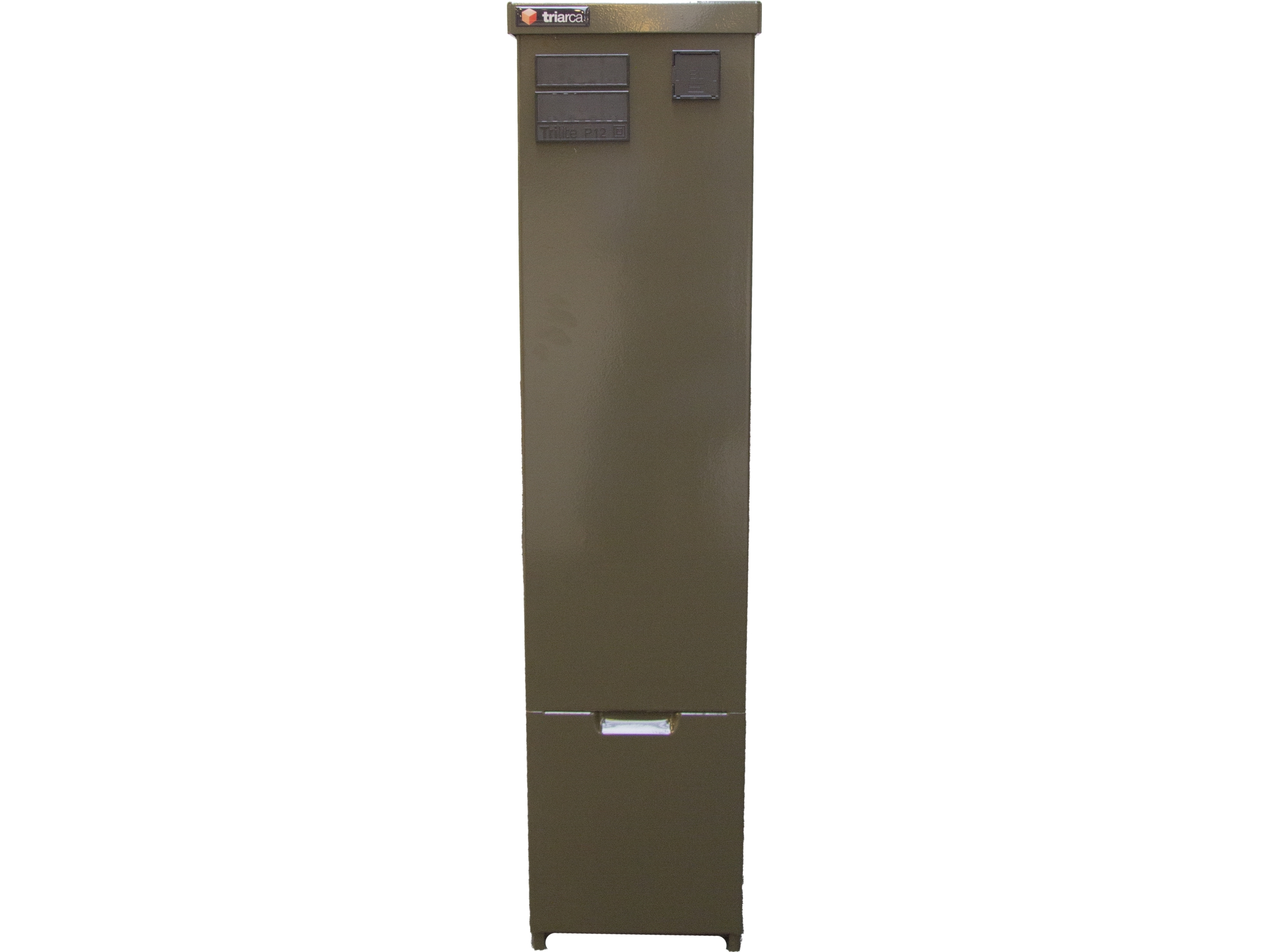 TRIARCA Kabelskab Trilite P12 XL 4 leder skinnesystem 400A HxBxD 850x280x265mm 13kg Alu Grøn