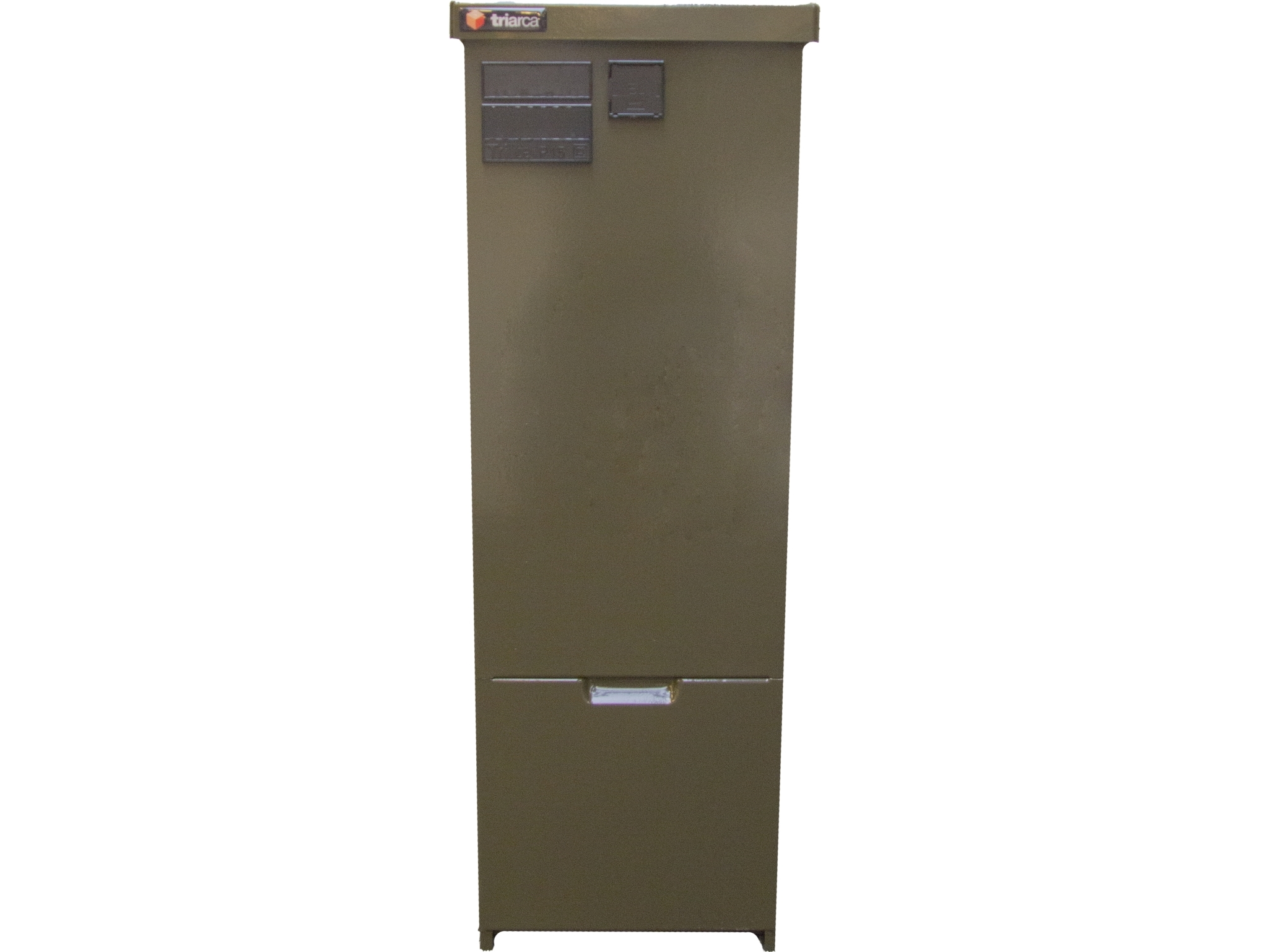 TRIARCA Kabelskab Trilite P15 XL 4 leder skinnesystem 400A HxBxD 850x346x265mm 14,6kg Alu Grøn
