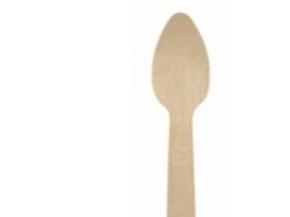 Bestik, Huhtamaki teskeer, coatet træ, 11 cm, pakke a 100 stk