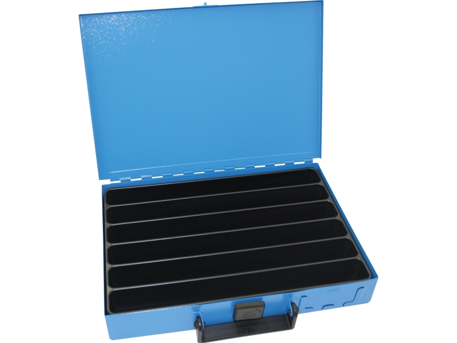 DRESSELHAUS Sortimentkasse med 6 lange rum BxHxD: 33x5x23cm