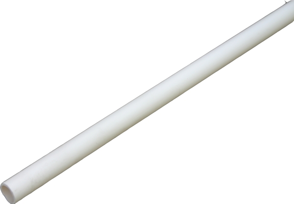 PIPELIFE Fast monteringsrør i PVC, Ø10mm, Hvid - (3 meter)