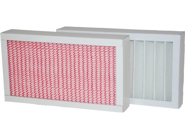 DANTHERM Panelfilter, sæt i filterklasse F7/G4 til HCV400 og HCV460. 1 stk. ISO C75% (G4) udsugning, 1 stk. ePM1 55% (F7) indblæsning.