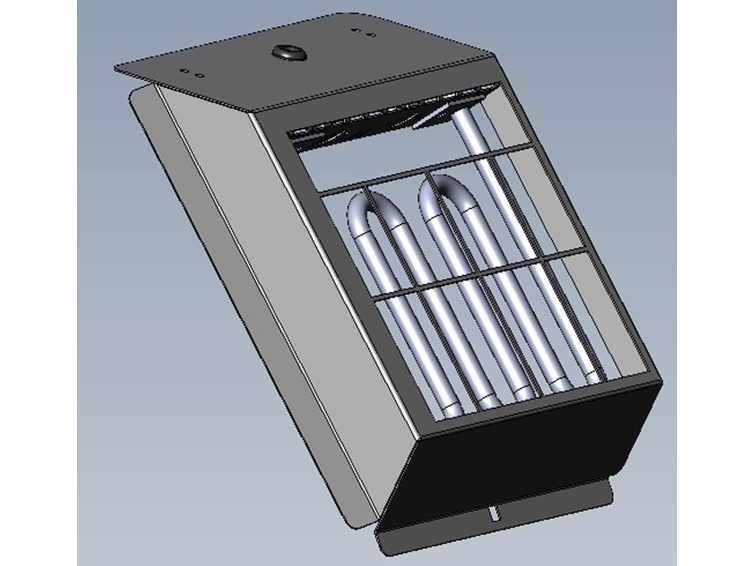 DANTHERM Elvarmeflade til forvarme 1x900 W til RCV320, indbygges i anlæg. Skal eftermonteres.