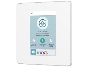 SYSTEMAIR Betjeningspanel SAVE Touch hvidt til VSR300 (88350+488802)+VSR500 (88550+488804) med adgang til alle funktioner.
