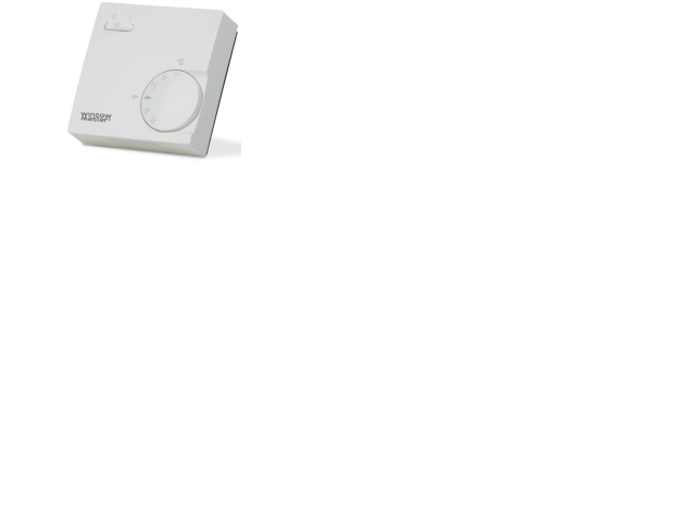 WINDOWMASTER Rumtermostat WLA 110 0001, tilsluttes direkte til styreenhederne WUC 101/102/160 og via interface WLF 111 til styreenheden WLC 100.