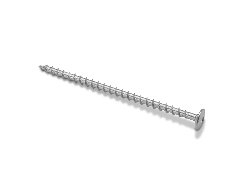 Novotegra befæstningsskrueskrue til træ 6 mm med flangehoved og torx 25 kan bruges til forskellige tagkroge. længde 120 mm - (50 stk.)