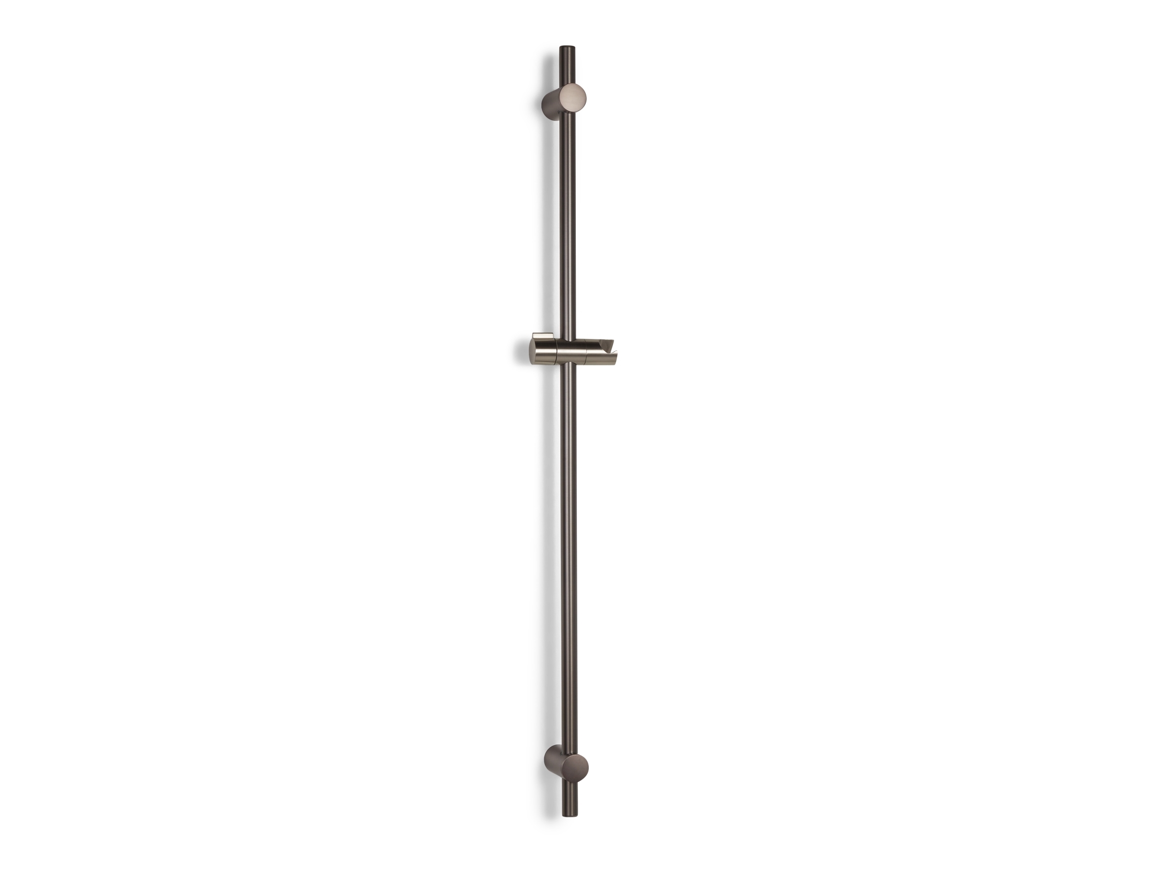 BLUE LABEL Brusestang i længde 90 cm inklusiv glider - leveres eksklusiv håndbruser - gun metal