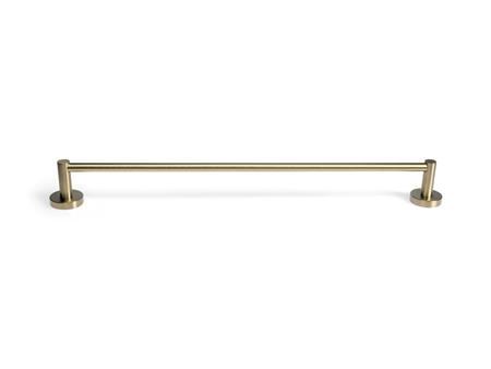 BLUE LABEL Enkelt håndklædestang i længde 60 cm - børstet guld