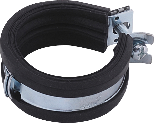 WALRAVEN Rørbøjle Ø20-23mm BISMAT® Flash, hurtigt låsesystem, lydisoleret, montagesystem M8. Til metalrør