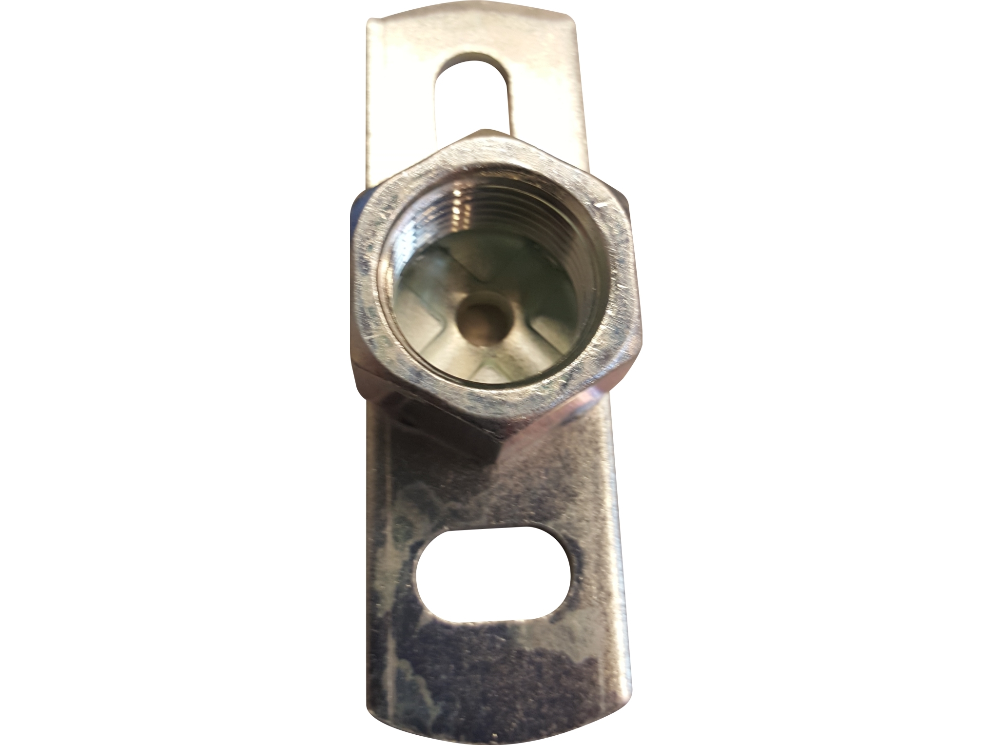 Walraven grundflange 1/2'' - Elforz. 80x25mm med påsvejset muffe. 50 stk. pr. ks.