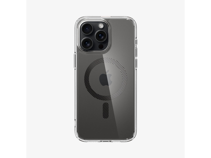 Spigen Ultra Hybrid Magfit, Cover, Apple, Iphone 15 Pro, 15,5 Cm (6.1"), Transparent