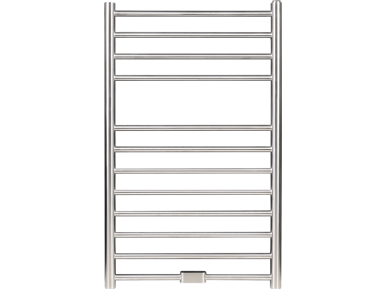 Thermrad rustfri håndklæderadiator RVS LINA 1200X600 poleret rustfrit stål. 75/65/20 - 304W
