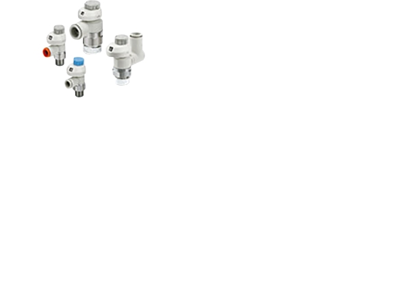 SMC PNEUMATIK Drøvlekontraventil 1/8 gevind, Ø6 mm slange