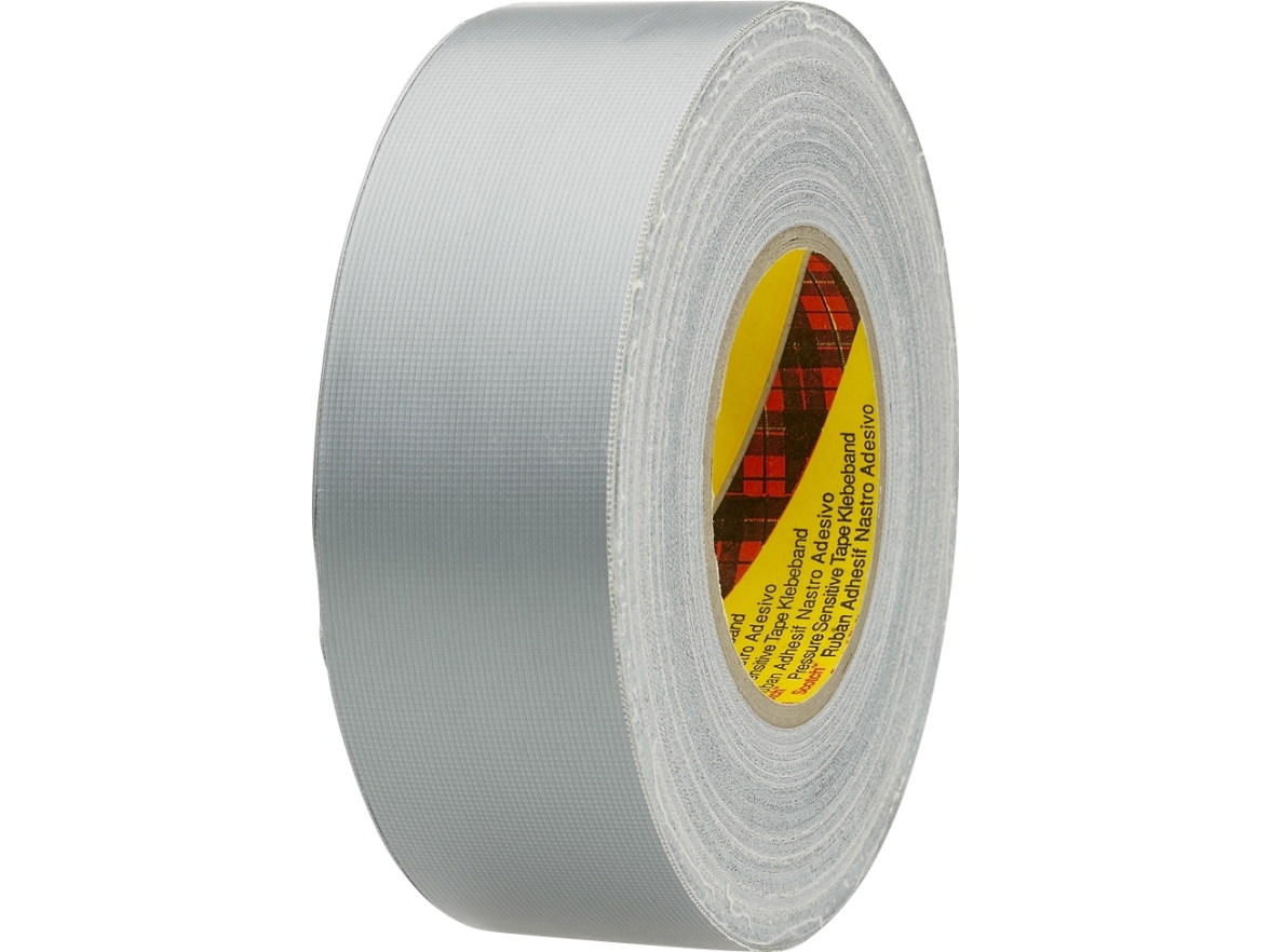 3M Lærredstape vandafvisende Sølv Bredde 50mm Længde 50mtr.