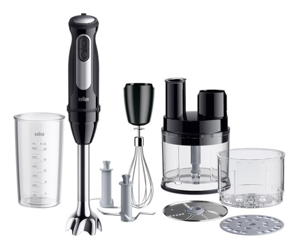 Braun MultiQuick 5 Pro MQ 55755 M, Immersionsmixer, 0,6 L, 1,2 m, 1000 W, Svart