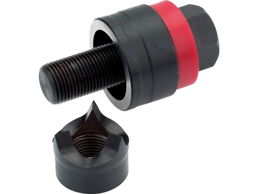 Cimco 13 2506, Patron adapter, Metal, Plast, Sort, 1 stk, 50 mm, 9,5 mm