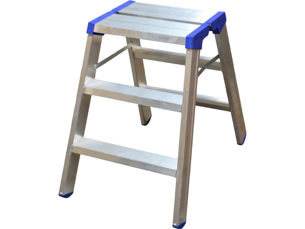 SILKEBORG STIGE Arbejdsbuk smal Pro, 3 trin. Platformsmål: 350x400 mm.