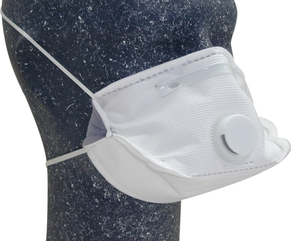 OTTO SCHACHNER Foldbar maske med ventil som letter vejrtrækningen.