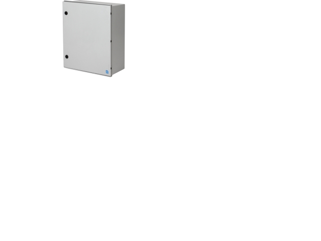 Vægskab i polyester 500x600x230mm Bredde x Højde x Dybde - Uden montageplade.