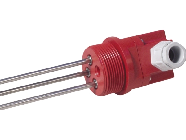 CARLO GAVAZZI 1½ RG, 2stk. Ø5mm 1m lange isoleret elektroder, med forskruning PG13 og skrueterminaler