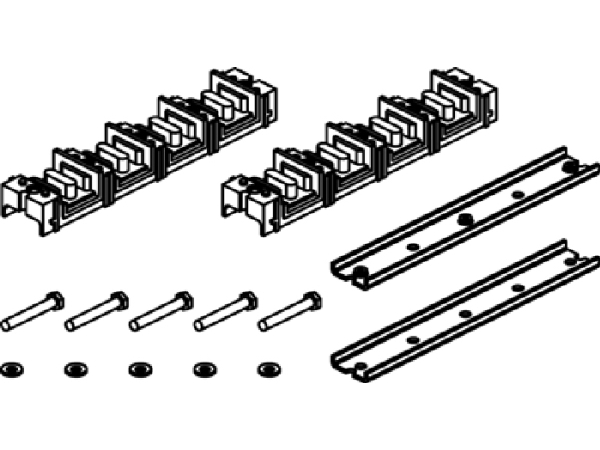 CUBIC Dele for skinneholder Cu 10x30, komplet