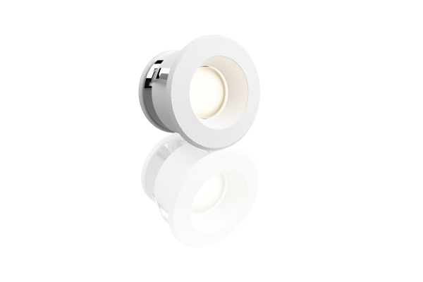 One spot mini downlight 1W. 80lm 2700K. Spredningsvinkel: 45°. IP44. 350mA